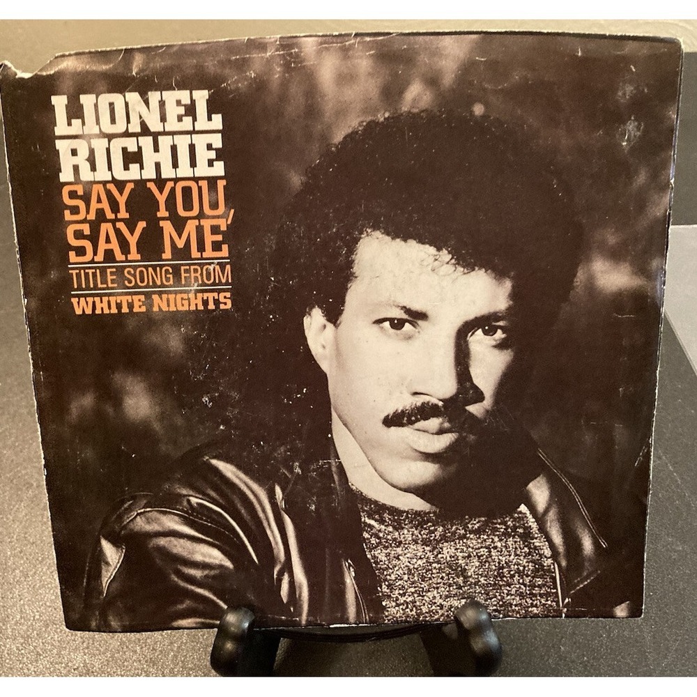 Lionel Richie Say You Say Me White Nights Soundtrack 45 Vinyl Picture Sleeve
